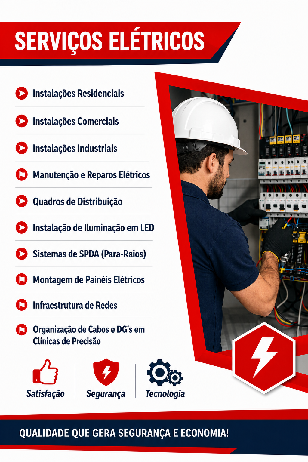 Serviços elétricos DYFAZ